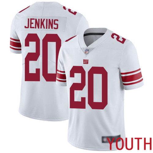 Youth New York Giants #20 Janoris Jenkins White Vapor Untouchable Limited Player Football NFL Jersey